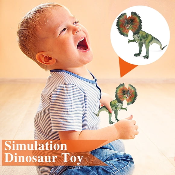 Kctiaxy Figurine de Dinosaure Garçon Cadeau Modèle de Dinosaure Hétérodon Solide Peint à la Main Figurine Commémorative Jouets pour Enfants