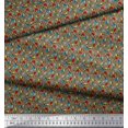 thumbnail image 2 of Soimoi Modal Satin Fabric Scientific Lab Equipments Education Theme Fabric Prints by Yard 42 Inch Wide, 2 of 3
