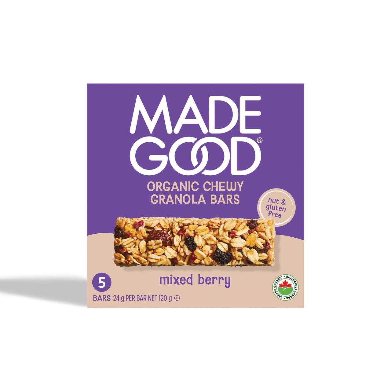 MadeGood Mixed Berry Granola Bars 5 bars