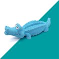 thumbnail image 3 of Jouets Chien à Mâcher Crocodile Jouets Interactifs Caoutchouc Durable (Bleu), 3 of 3