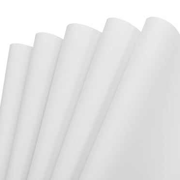 Unique Bargains 5Pcs EVA Foam Sheets White 19.7" x 17.7" 0.8mm Thick Crafts Foam Sheets