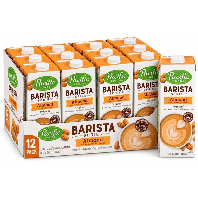 Pacific Foods Barista Series Almond Original 32oz/946ml- (12/case)