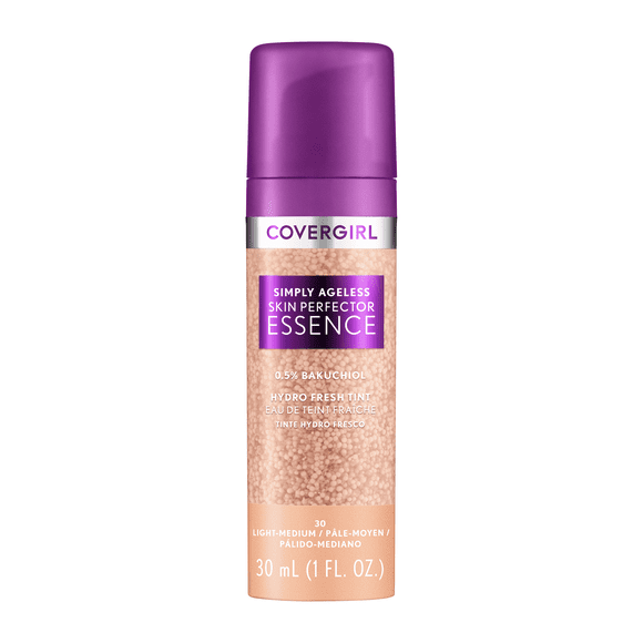 Simply Ageless Fond De Teint Essence Perfecteur De Peau, Voile Teinté, Hybride Maquillage Soin, Fini Lumineux Effet Peau Nue, Formule Vegan