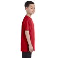 thumbnail image 2 of Hanes Authentic TAGLESS Kid`s Cotton T-Shirt, S, Deep Red, 2 of 3