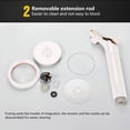 thumbnail image 2 of 360° Rotating Shower Head OneTouch Water Stop High Pressure Shower Nozzle Universal Easy Install Bathroom Upgrade, 2 of 6