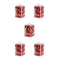 thumbnail image 1 of Decodeary 12piece Wedding New Year Navidad Pendant Ball Wide Application And Easy red 5Set, 1 of 6