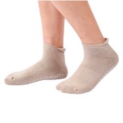 cfhntfmh Socks for Women Non Slip Yoga Socks Seamless No Show Socks Stretchy Breathable Cotton Crew Socks