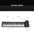 thumbnail image 4 of TIMIFIS Electronic Organ Hand-Rolled Piano with Horn - Portable 49 Keys Organ Piano with Foldable Keyboard Instruments Educational People of All Ages Education, 4 of 6