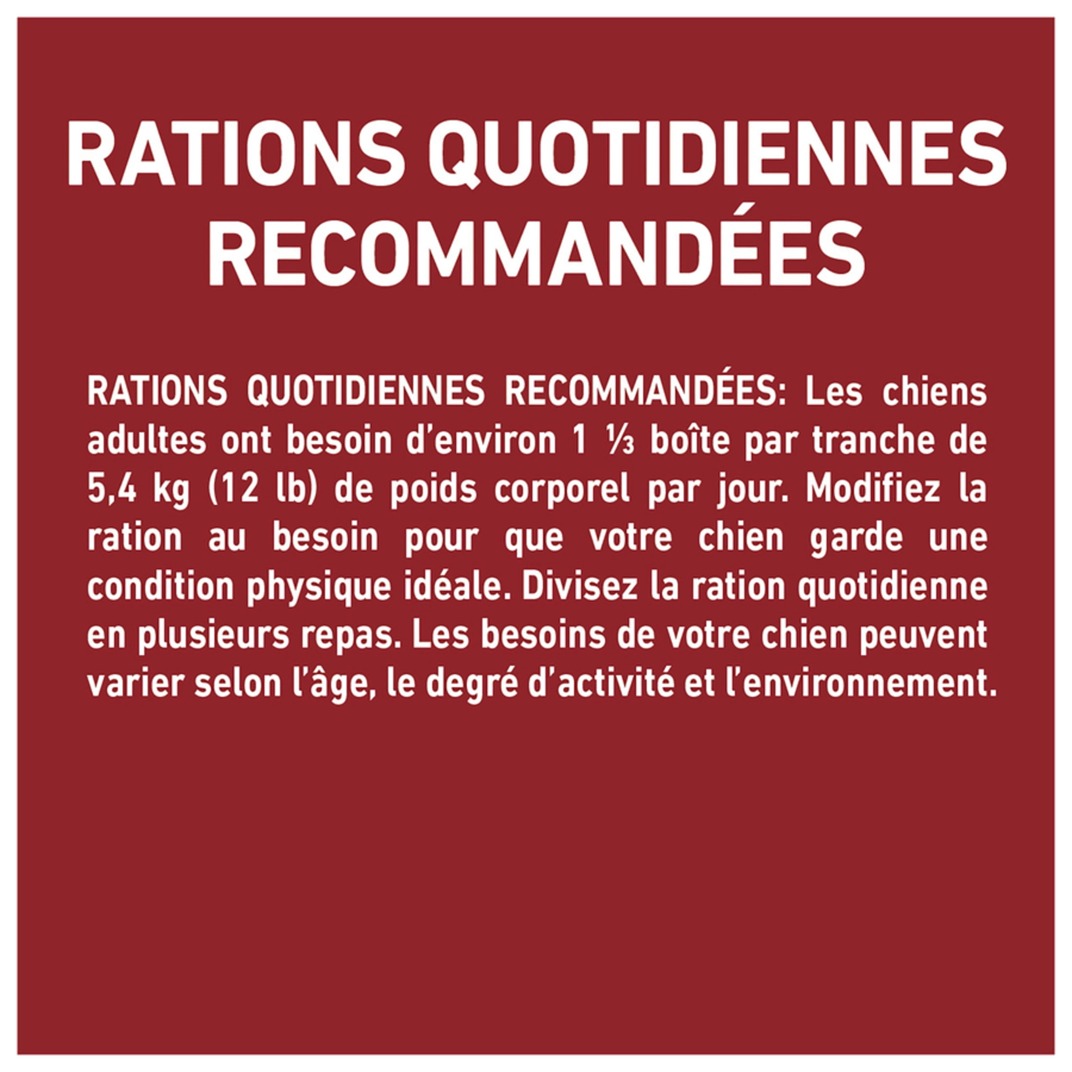 Purina ONE +Plus Santé du cœur et du cerveau entrée du poulet et riz brun, Nourriture Humide pour Chiens, 368g