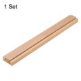 thumbnail image 3 of Unique Bargains 4pcs Wooden Drawer Slides, Wood Center Guide Track, Center Mount Drawer Slides Replacement 13-3/4' (35 CM), 3 of 5
