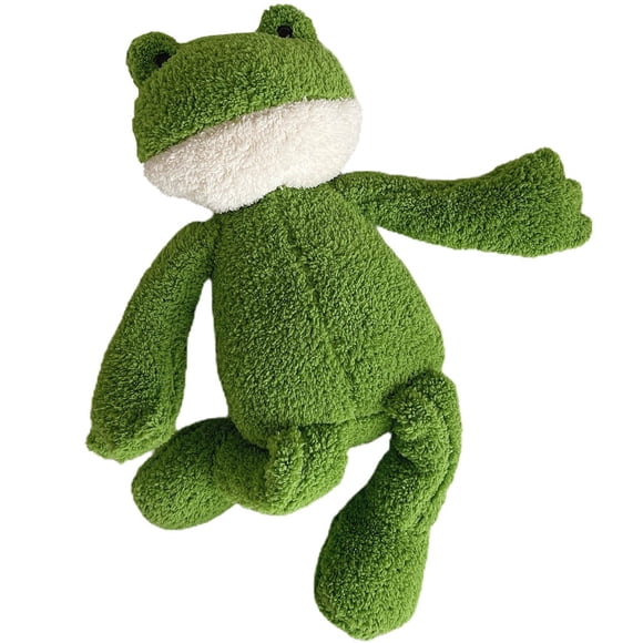 Miangastore Lovely Stuffed Toy Stuffed Frogs Doll Plush Green 1Pack Frog Room Decor