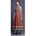 thumbnail image 3 of Bimba Kurtis Indiennes Damassées Rouge Brique pour Femmes, Anarkali Prête à Porter Unie, Robe Imprimée Kurti Indienne XXX-Large, 3 of 6