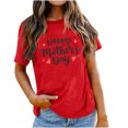 thumbnail image 1 of EQWLJWE Femmes Tops Oversize Graphique Print Tee Shirt en Vrac Manches Courtes Col Rond Épaule Décontractée Tee-Shirt Dégagement, 1 of 7