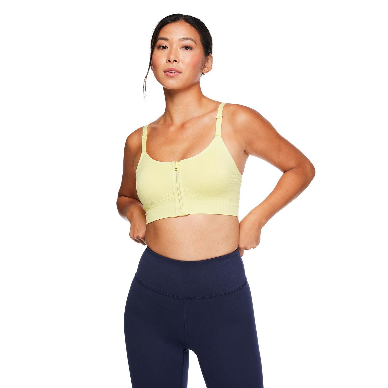 Soutien-gorge à fermeture éclair à l’avant Athletic Works pour femmes