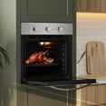 thumbnail image 3 of Empava 24" Electric Single Wall Oven with 6 Cooking Functions Mechanical Knobs Control in Stainless Steel, 3 of 8