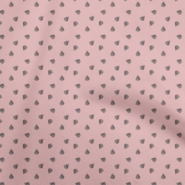 oneOone Tissu Jersey Viscose Rose Clair Rétro Volant Matériel de Robe Tissu Imprimé Tissu au Mètre 60 Pouces de Large