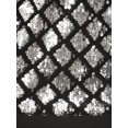 thumbnail image 5 of Fashion Womens Sequin Long Sleeve Front Zip Jacket with Ribbed Cuffs, 5 of 5