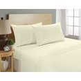 thumbnail image 1 of Chamberlain London 1800 Series Egyptian Comfort Easy Care Wrinkle Resistant Sheet Set (Queen, Ivory), 1 of 2