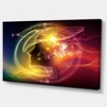 thumbnail image 2 of Art Mural Fractal Tête Humaine Illuminant - Impression sur Toile Abstraite, 2 of 4