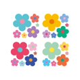 thumbnail image 4 of RKSTN peel and stick wallpaper Spring Flower Wall Decal Kindergarten Classroom Window Decoration PVC Self Adhesive Hummingbird Flower Wall Decal Wallpaper, 4 of 5