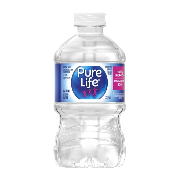 Pure Life 100 % Natural Spring Water 12X330ML - Walmart.ca