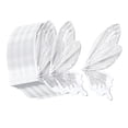 thumbnail image 3 of veasfak 80 Pieces Flower Wrapping Papers Butterfly Wing Packaging Paper for Birthday White, 3 of 9