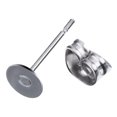 thumbnail image 4 of Ruiboury 400 Sets Earrings Blank Base Crafting Popular Accessories Personality Silver Ear Backs Jewelry Making Tool Supplies Silver, 4 of 8