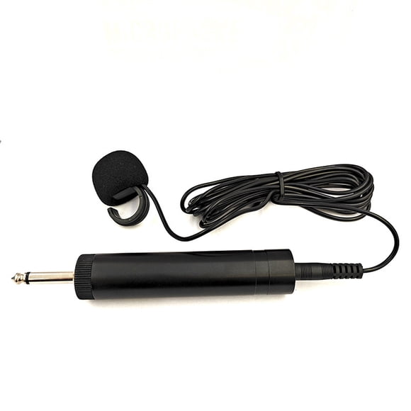 QualitChoice 5-Meter-Long Wired Microphone For Guitarists, Microphone, Microphone Microphone Suitable For Erhu, And (Black) Ring Wheat