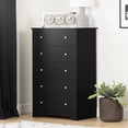 thumbnail image 1 of South Shore Vito 5-Drawer Chest for Adult, in Pure Black, 1 of 11
