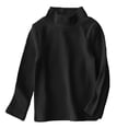 thumbnail image 1 of DPTALR Chemises pour Enfants Garçons Filles Couleur Unie Col Rond Manches Longues, 1 of 5