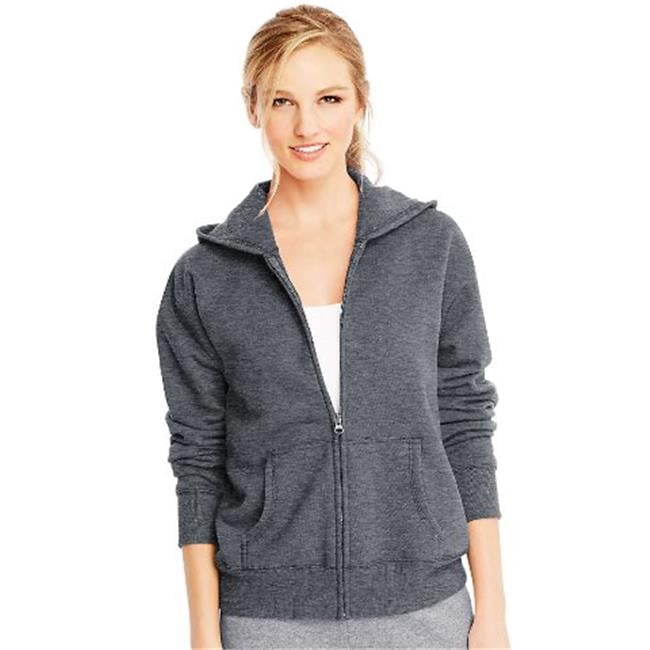 Hanes Sweat à Capuche à Fermeture à Glissière ComfortSoft EcoSmart pour Femmes, 2TG