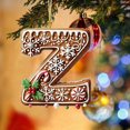 thumbnail image 4 of Rwnbm 26 Letters Christmas Tree Decoration Pendant Christmas Tree Ornaments Personalized DIY Christmas Ornaments Christmas Decoration Xmas Tree Hanging Decor Feature, 4 of 4