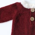 thumbnail image 3 of Accessoire Photo Chapeau de Noël Ensemble Combinaison Douce pour Bébé Combinaison Douce Faite à la Main Nouveau-Né Tissu Chapeau de Noël Ensemble Accessoire Photo Combinaison pour Bébé, 3 of 3