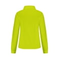 thumbnail image 4 of Besolor Button Down Shirts for Women Solid Color Long Sleeve Colared Tops Loose Office Blouses for Casual Work, 4 of 5