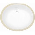 thumbnail image 2 of American Imaginations 19.5-in. W CUPC Oval Bathroom Undermount Sink Set In White - Chrome Hardware AI-26832, 2 of 8
