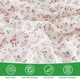 thumbnail image 4 of Gogreen Queen Duvet Cover Set, Soft & Breathable Microfiber 3 Pieces Queen Bedding Sets, Pattern Queen Comfy Duvet Cover Set, with Zipper Closure (Queen), 4 of 8