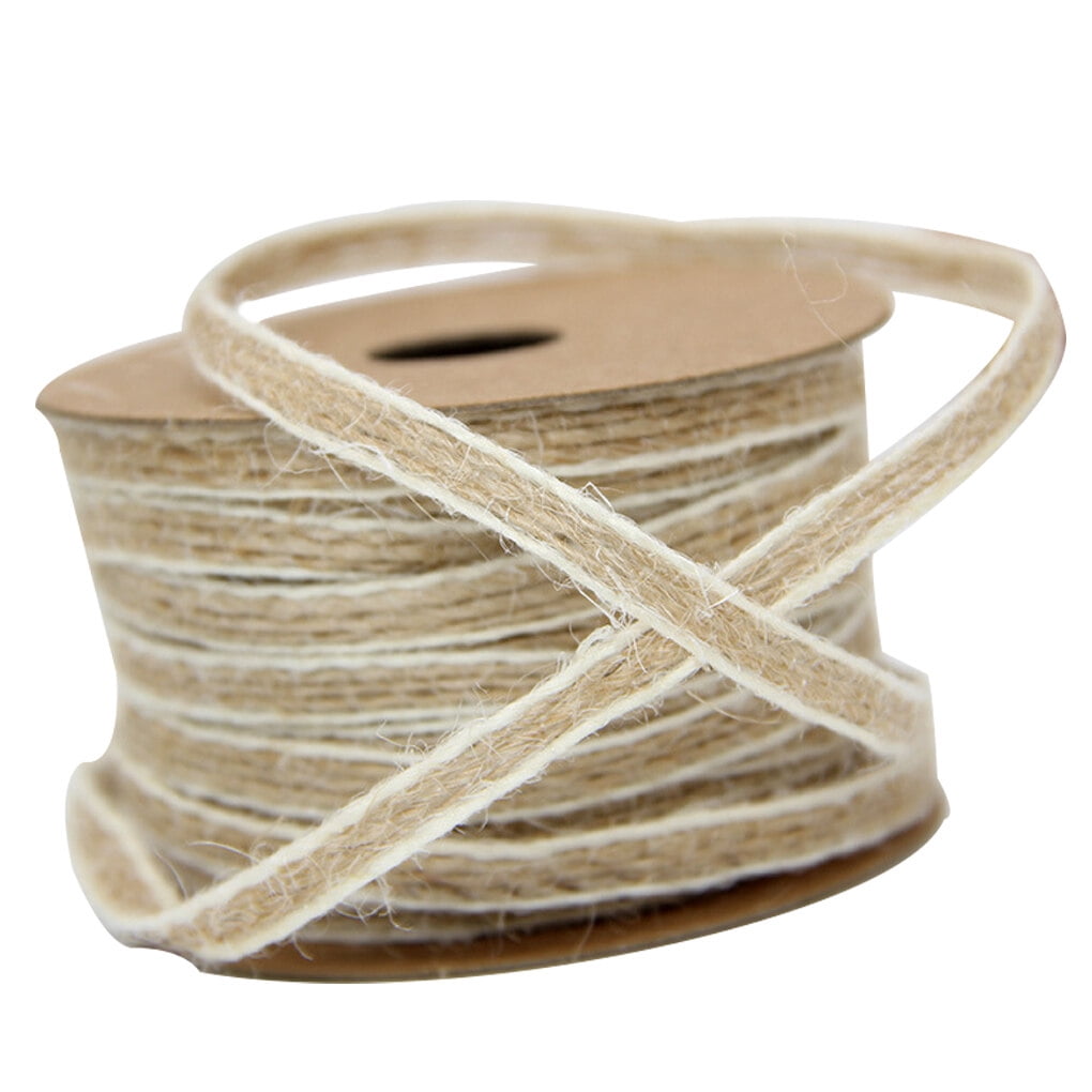 Corde en Toile de Jute Ruban en Toile de Jute Rouleau de Ruban d'Emballage en Toile de Jute