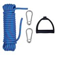 thumbnail image 2 of LJNYFDC 4 Meters Long Sled Rope Water Skiing Tow Rope with Handle 4m Nylon Rope Stainless Steel Carabiner Buckle Ideal for Wakeboard and Kneeboard, 2 of 6