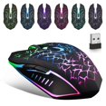 thumbnail image 1 of YOPTOP Wireless Gaming Mouse Rechargeable USB 2.4G Computer Ergonomic Optical Mice for PC Laptop Desktop Windows Mac  Silent,type_c, 1 of 9