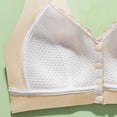thumbnail image 5 of VEKDONE Woman's Embroidery Thin Style Ventilate Large Size Bra Without Steel Rim Beige XXL, 5 of 5