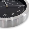 thumbnail image 2 of 9” Metal Wall Clock with Black Dial, 2 of 4