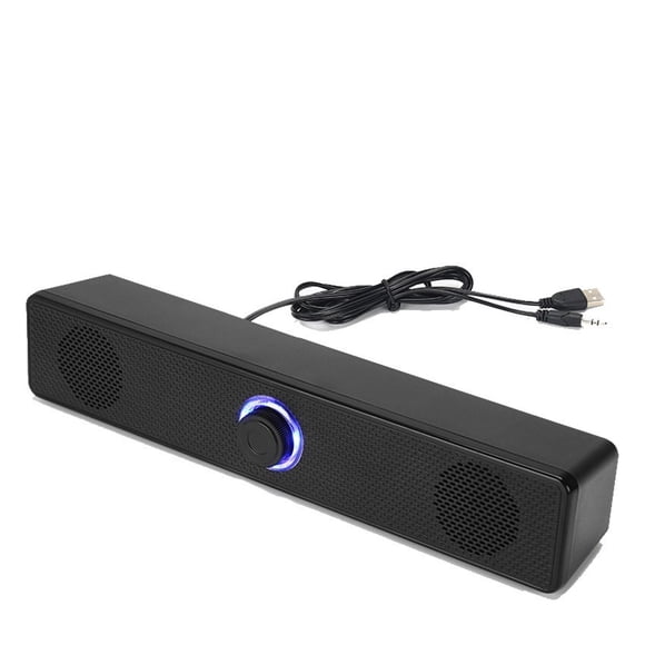 4D Surround Soundbar Wired And Wireless Bluetooth 5.0 Stereo Subwoofer Sound Bar For Laptop PC Home Theater TV Aux Speaker ,High Sound