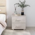 thumbnail image 1 of vidaXL Table de Chevet HAMAR Blanc 40x35x44.5 cm Pin Massif, 1 of 4
