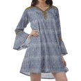 thumbnail image 3 of Moomaya Robes Aguichant Brodées Femmes Été Boho Plage Robes Femmes, 3 of 4