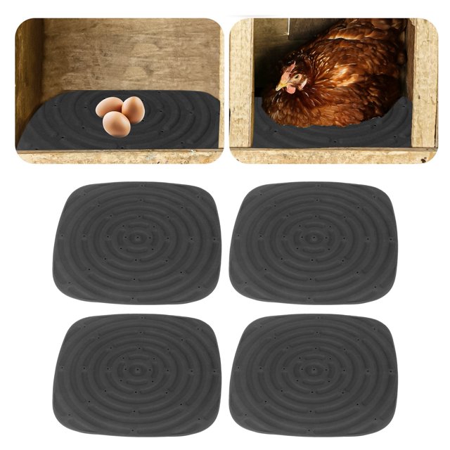 4pcs Washable Chicken Nesting Pads Nesting Pads for Chicken Coop Washable Plastic Nesting Box Liners Durable Chicken Bedding for Coop Poultry Box Pads for Chickens