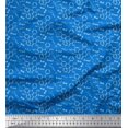 thumbnail image 1 of Soimoi Poly Georgette Fabric Chemical Formula Education Theme Print Sewing Fabric Yard 52 Inch Wide, 1 of 3
