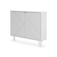 thumbnail image 1 of Slender Armoire de Rangement à 2 Portes (Blanc), 1 of 2