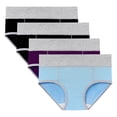 thumbnail image 1 of Culottes Menstruelles pour Femmes, 4 Pcs, Réutilisables, Anti-Fuites, Grande Taille, Culottes de Protection Post-Partum, 1 of 7