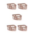 thumbnail image 1 of yingyy 1/2/3/5 Support de Baignoire de Support de Lavage Support de Rangement Durable Sans Perforation Décorations de Commodité Brosse Rose 5PCS, 1 of 6