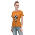 thumbnail image 4 of T-Shirt Basique à Manches Courtes pour Femme une Pièce Grand Ours, 4 of 6